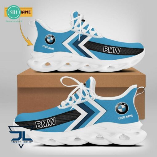 Personalized Name BMW Light Blue Max Soul Shoes