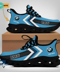 personalized name bmw light blue max soul shoes 3 x25by