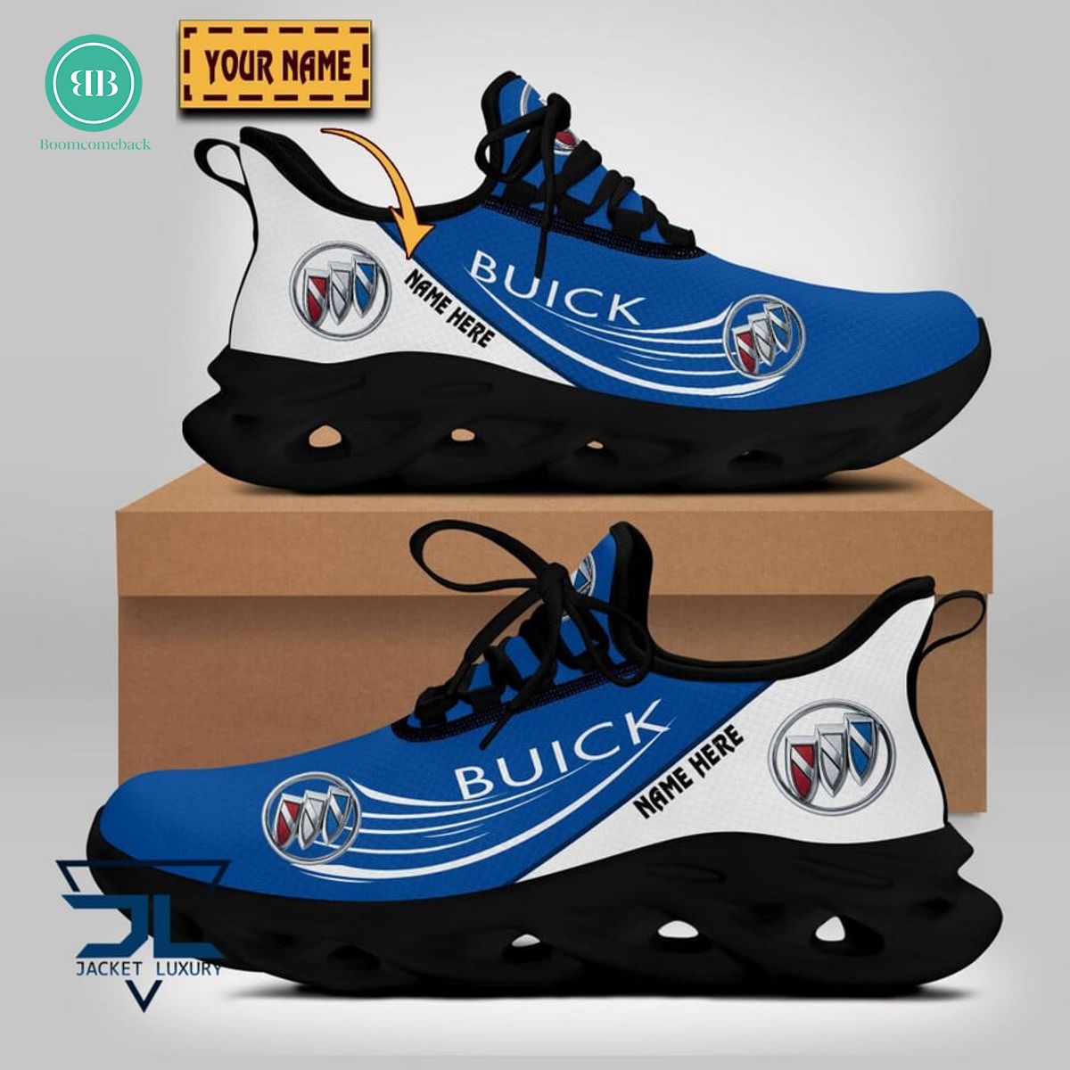Personalized Name Buick Style 1 Max Soul Shoes