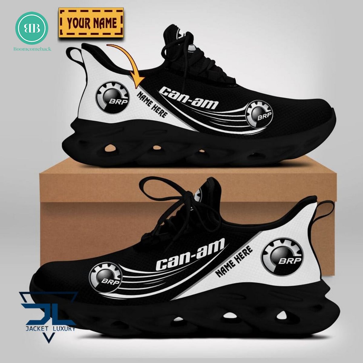 Personalized Name Can-Am Style 1 Max Soul Shoes