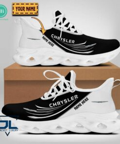 Personalized Name Chrysler Black Max Soul Shoes