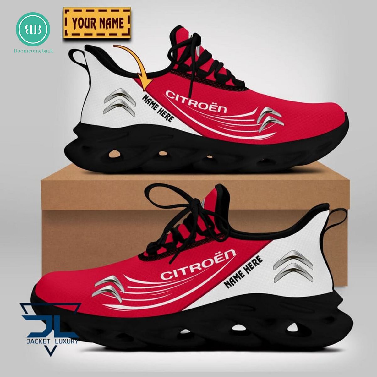 Personalized Name Citroen Style 1 Max Soul Shoes