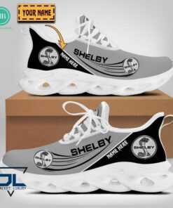 Personalized Name Ford Shelby Grey Max Soul Shoes