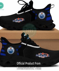 Remember And Honor Memorial Day Edmonton Oilers Max Soul Shoes