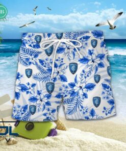 Serie A Empoli FC Floral Hawaiian Shirt And Shorts