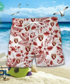 Serie A Torino FC Floral Hawaiian Shirt And Shorts