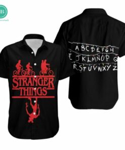 Stranger Things Alphabet Hawaiian Shirt