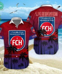 1. FC Heidenheim Palm Tree Hawaiian Shirt