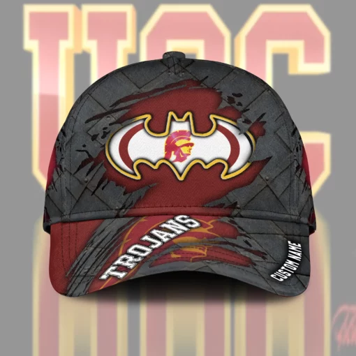 Personalized USC Trojans Batman Classic Hat Cap – Style 2