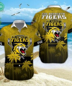 Bayreuth Tigers Palm Tree Hawaiian Shirt