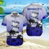 BC Lions Palm Tree Hawaiian Shirt