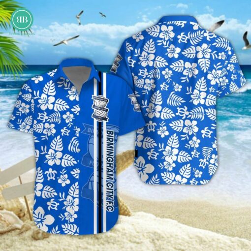 Birmingham City FC Tropical Flower Hawaiian Shirt