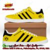 Borussia Dortmund Yellow Stripes Adidas Stan Smith Shoes