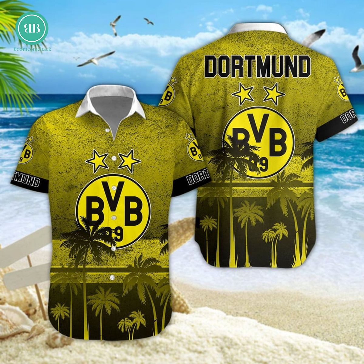 Bundesliga Fans 1 FSV Mainz 05 Logo Hawaiian Shirt And Short Men