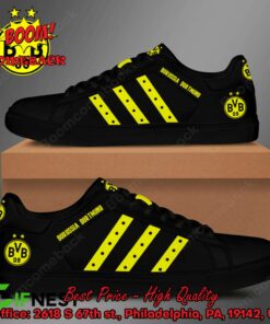 borussia dortmund yellow stripes adidas stan smith shoes 3 R3t5n