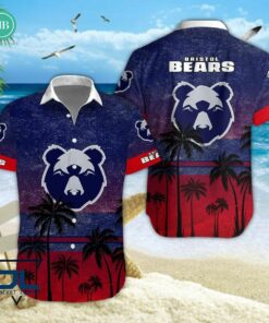 Bristol Bears Palm Tree Hawaiian Shirt