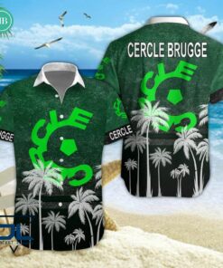 Cercle Brugge KSV Palm Tree Hawaiian Shirt