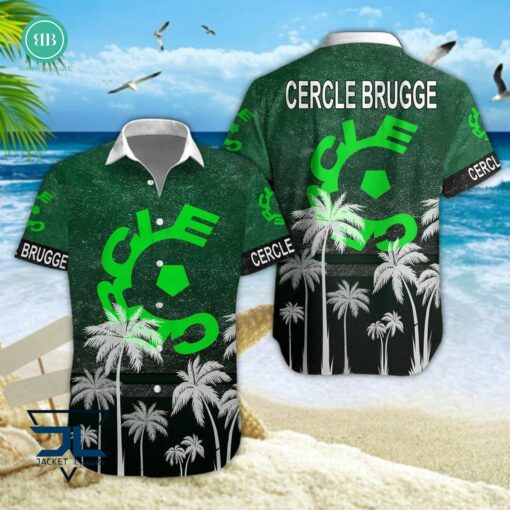 Cercle Brugge KSV Palm Tree Hawaiian Shirt
