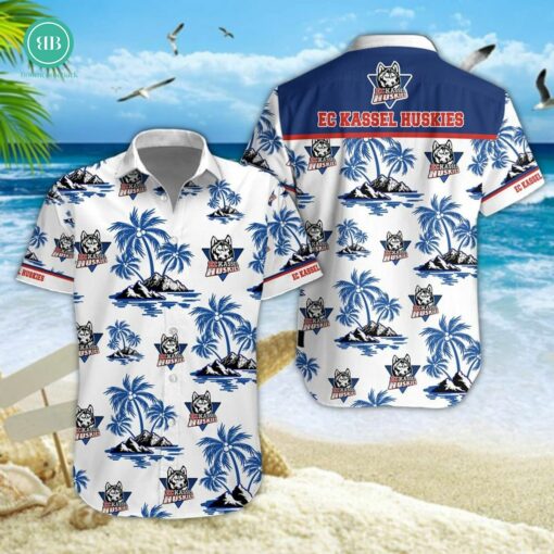 EC Kassel Huskies Palm Tree Island Hawaiian Shirt