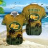Edmonton Elks Palm Tree Hawaiian Shirt