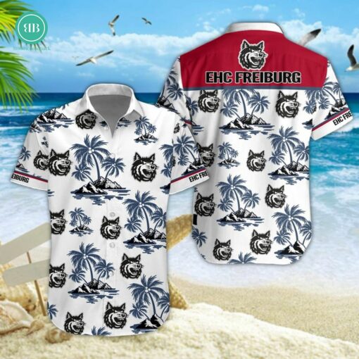 EHC Freiburg Palm Tree Island Hawaiian Shirt