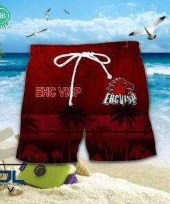 EHC Visp Palm Tree Hawaiian Shirt