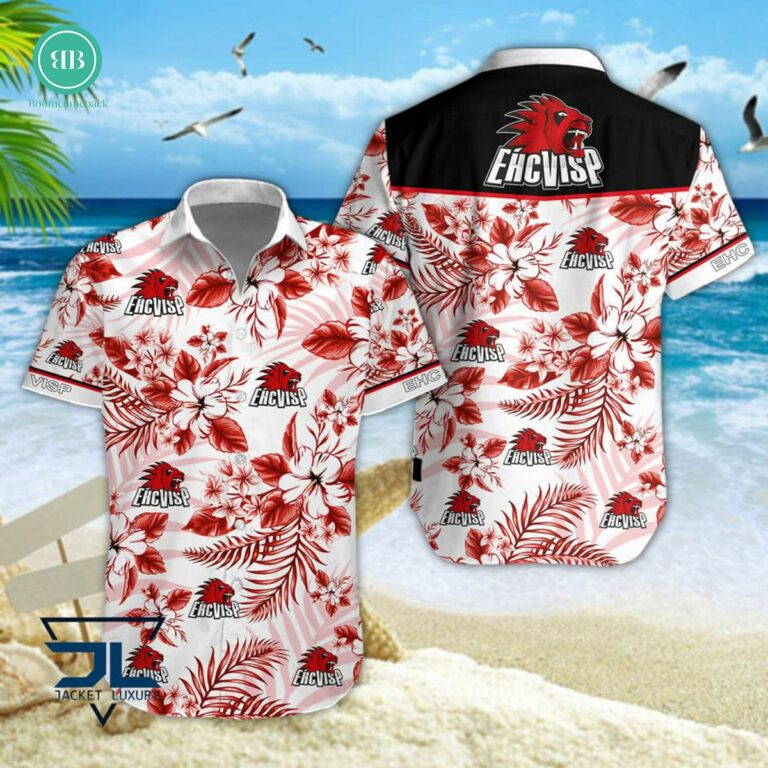 EHC Visp Tropical Floral Hawaiian Shirt