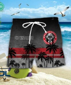 EHC Winterthur Palm Tree Hawaiian Shirt