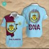 EPL 2023 Burnley FC Tropical Flower Hawaiian Shirt