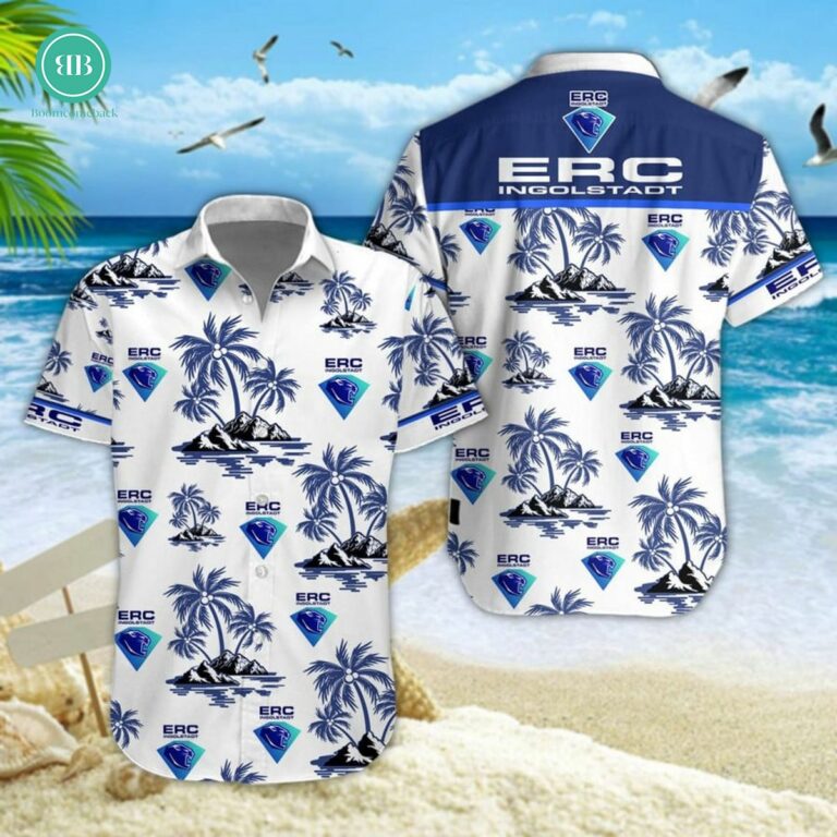 ERC Ingolstadt Palm Tree Island Hawaiian Shirt