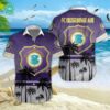 FC Augsburg Palm Tree Hawaiian Shirt
