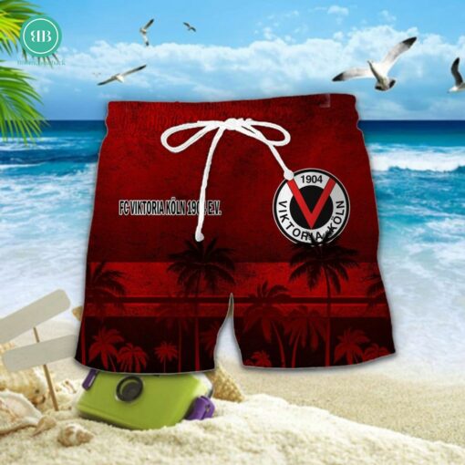 FC Viktoria Koln Palm Tree Hawaiian Shirt