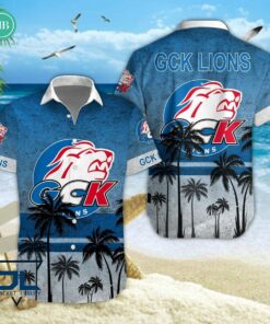 GCK Lions Palm Tree Hawaiian Shirt