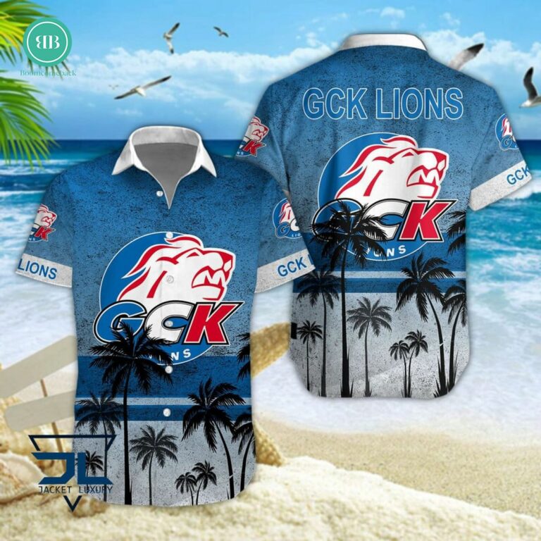 GCK Lions Palm Tree Hawaiian Shirt