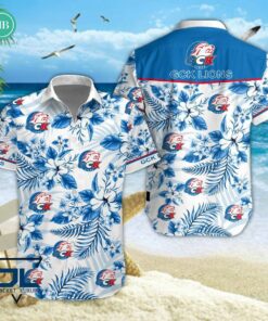 GCK Lions Tropical Floral Hawaiian Shirt