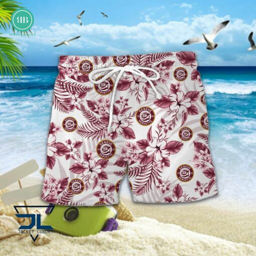 Geneve-Servette HC Tropical Floral Hawaiian Shirt