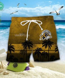 Hamilton Tiger-Cats Palm Tree Hawaiian Shirt