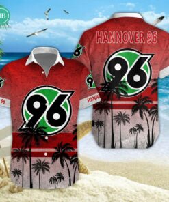 Hannover 96 Palm Tree Hawaiian Shirt