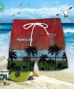 Harlequins Palm Tree Hawaiian Shirt