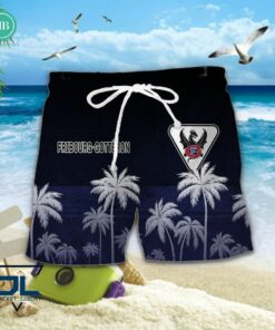 HC Fribourg-Gotteron Palm Tree Hawaiian Shirt