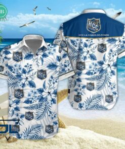 HC La Chaux-de-Fonds Tropical Floral Hawaiian Shirt