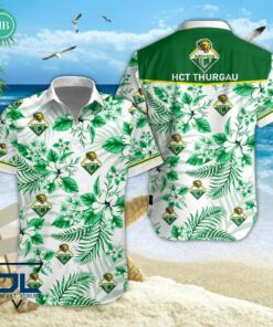 HC Thurgau Tropical Floral Hawaiian Shirt