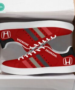 Honda Black Grey Pink Stripes Style 1 Adidas Stan Smith Shoes