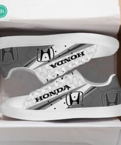 Honda White And Grey Adidas Stan Smith Shoes