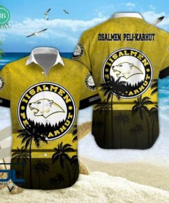 Iisalmen Peli-Karhut Palm Tree Hawaiian Shirt