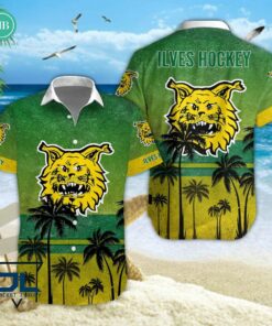 Ilves Hockey Palm Tree Hawaiian Shirt