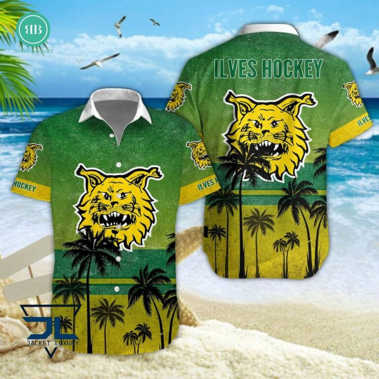 Ilves Hockey Palm Tree Hawaiian Shirt