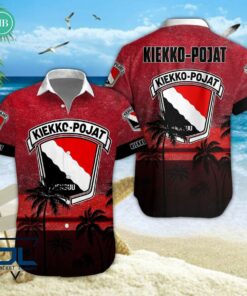 Joensuun Kiekko-Pojat Palm Tree Hawaiian Shirt