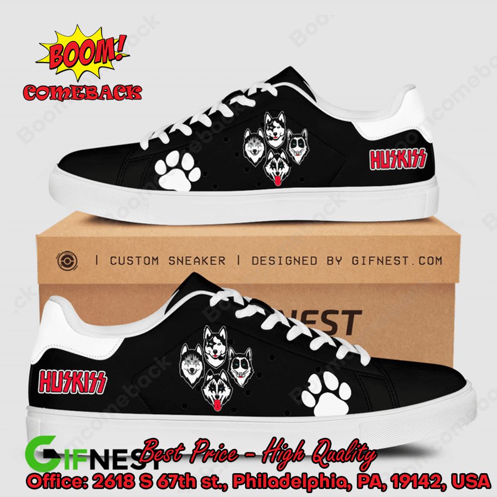 Kiss Rock Band Huskiss Black Adidas Stan Smith Shoes