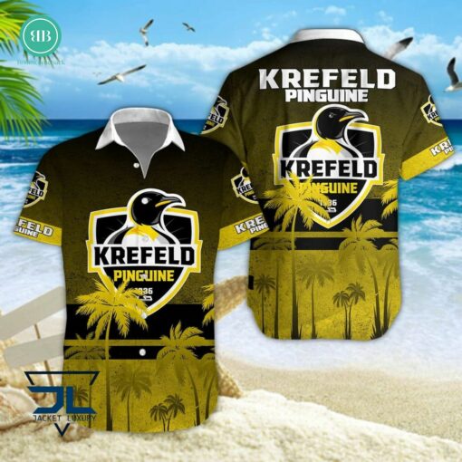 Krefeld Pinguine Palm Tree Hawaiian Shirt